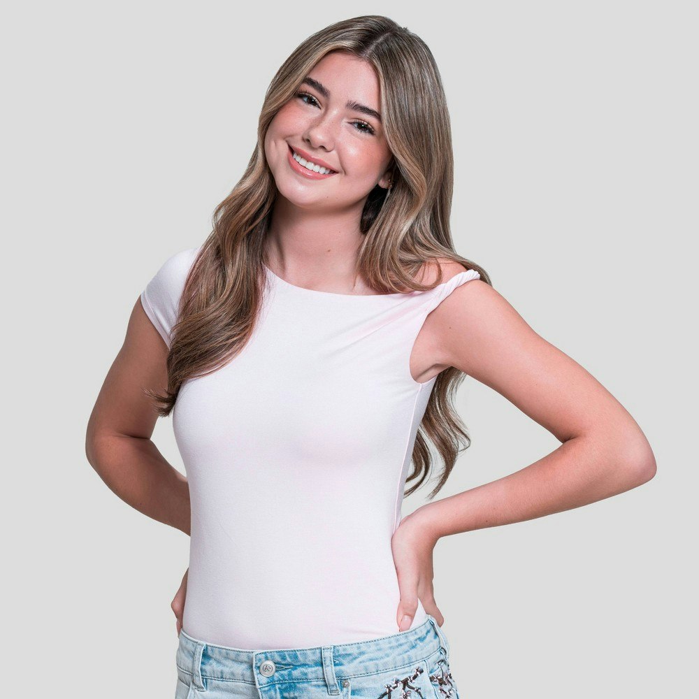 Embreigh Edit Girls' Twist Asymmetrical Knit Top: $15