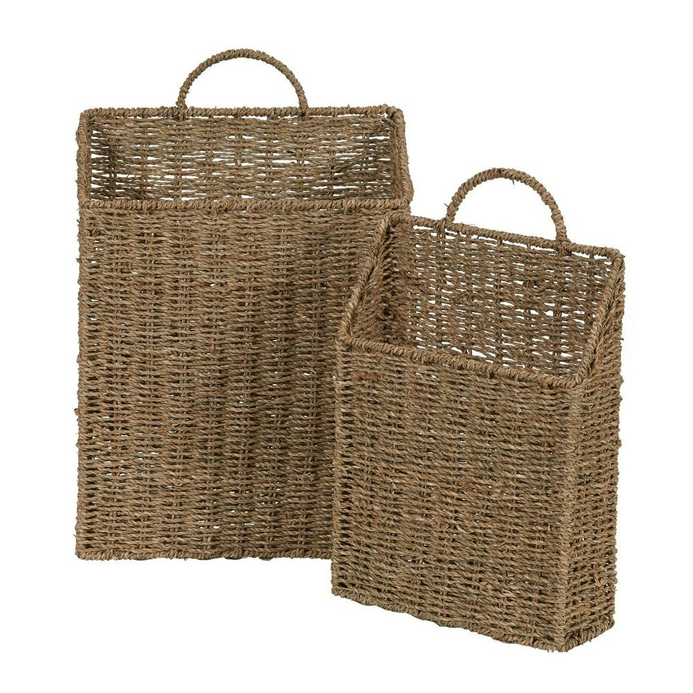 Household Essentials Rectangular Wicker Hanging Baskets 2-Pack: $31.44 Household Essentials Rectangular Wicker Hanging Baskets 2-Pack: $31.44