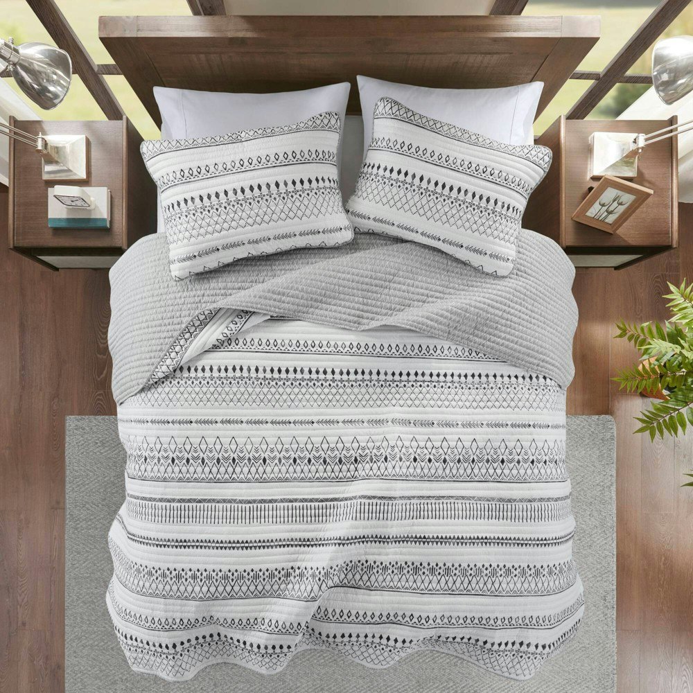 Madison Park Levi 3-Piece Full/Queen Microfiber Seersucker Quilt Set: $48.49 Madison Park Levi 3-Piece Full/Queen Microfiber Seersucker Quilt Set: $48.49