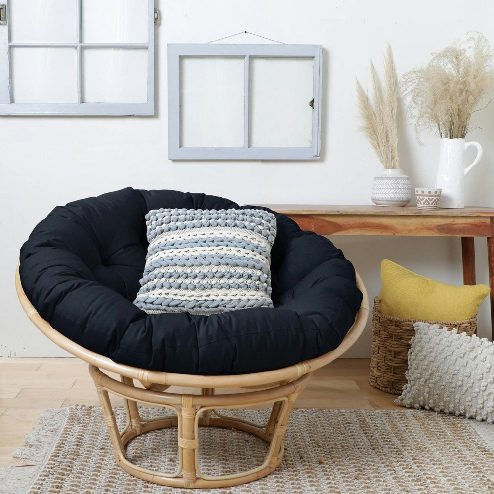 Sorra Home 48" x 48" x 4" Papasan Outdoor Chair Cushion: $103.99 Sorra Home 48" x 48" x 4" Papasan Outdoor Chair Cushion: $103.99