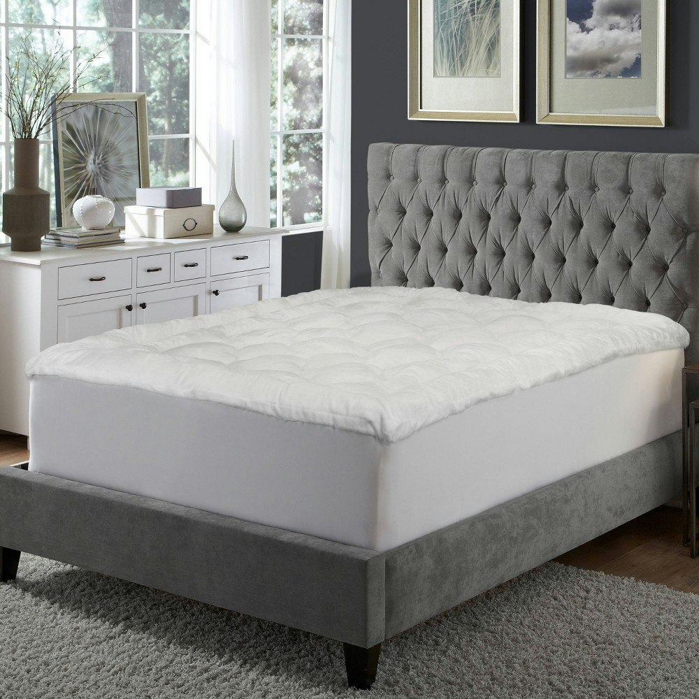 Hotel King Mink Plush Fiberbed Mattress Topper: $149.99