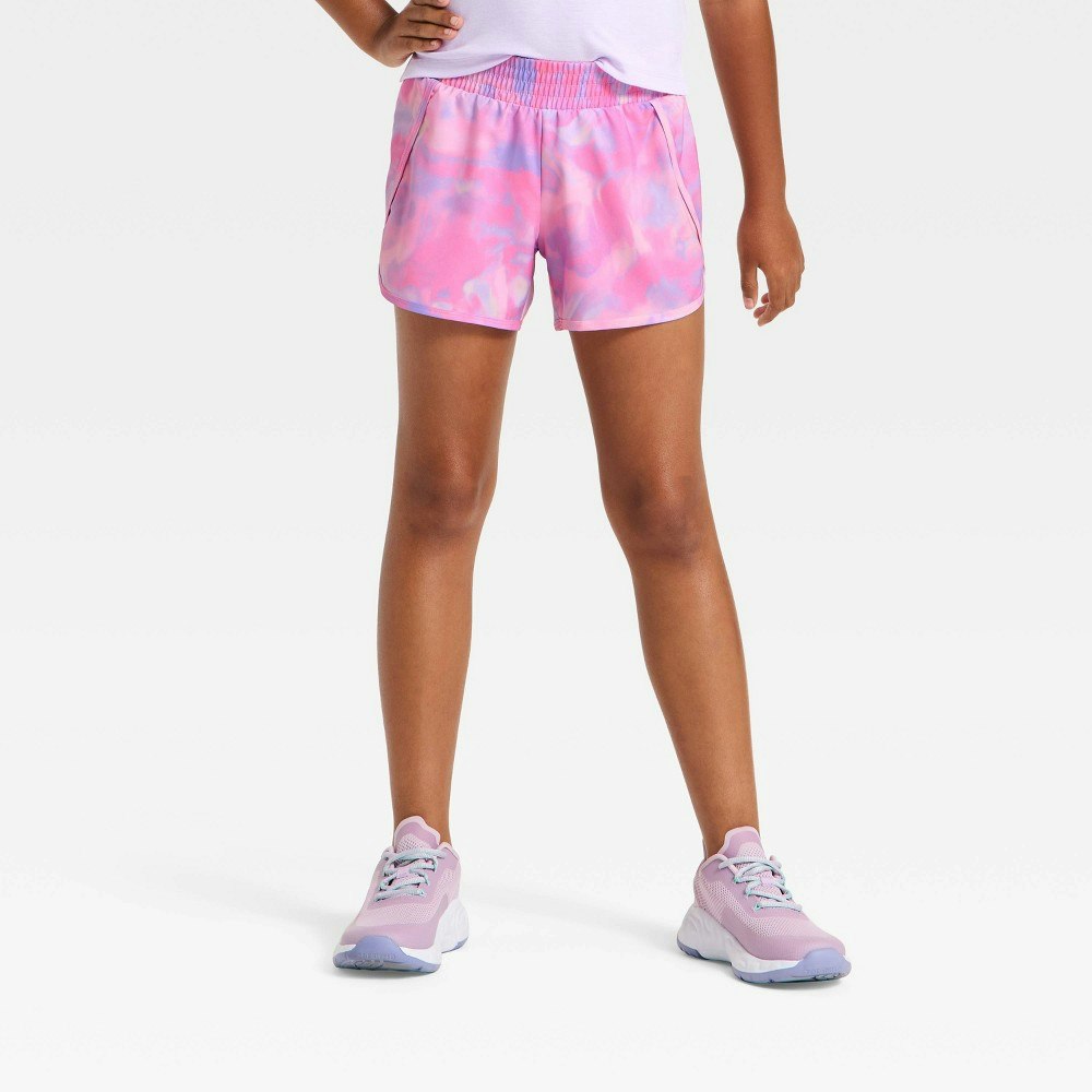 All In Motion Girls' Run Shorts: $10 All In Motion Girls' Run Shorts: $10