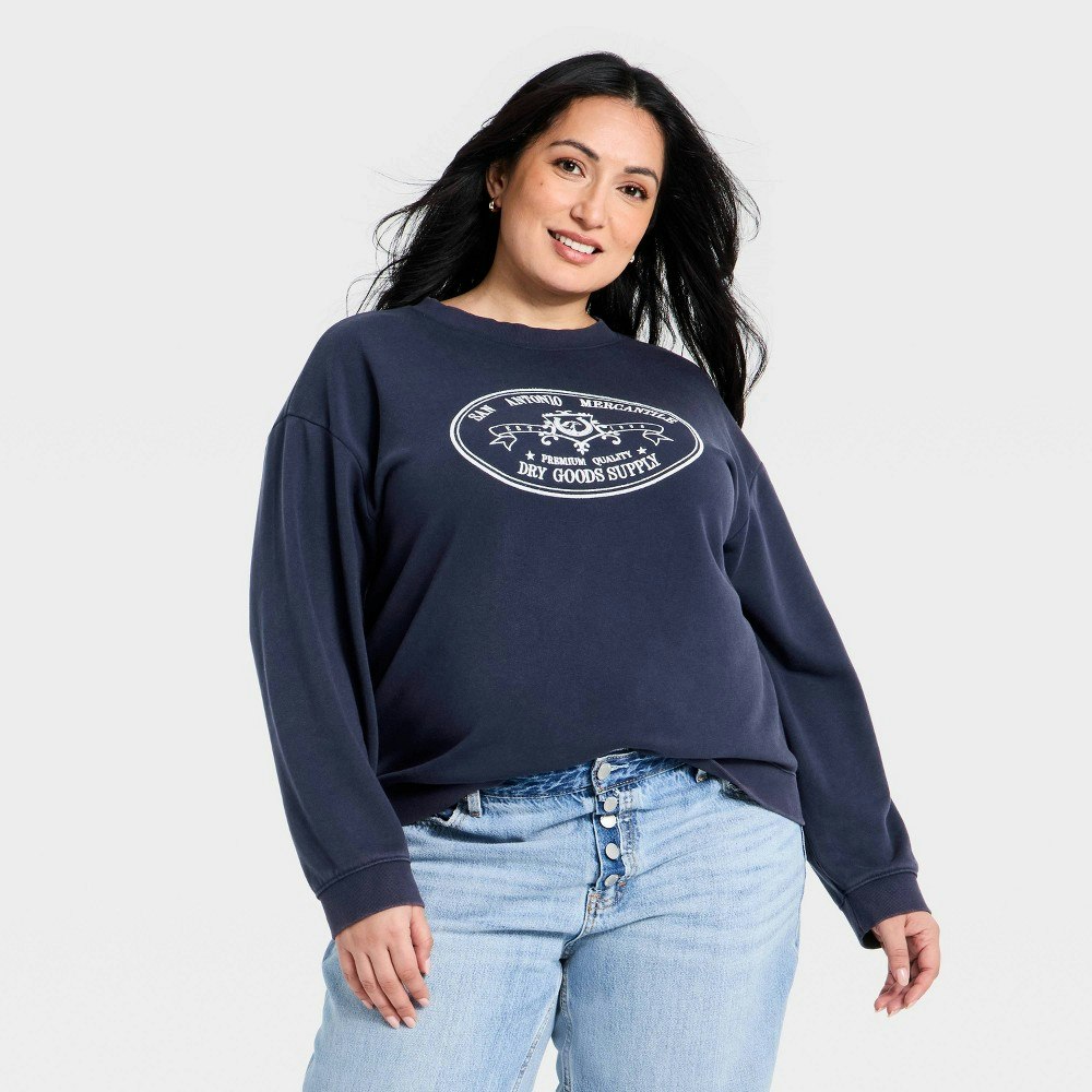 Universal Thread Women's Western Graphic Pullover Sweatshirt: $15 Universal Thread Women's Western Graphic Pullover Sweatshirt: $15