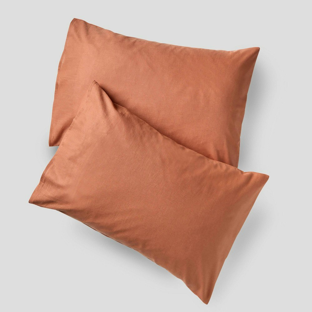 Shuteye Supply King Crinkled Cotton Linen Pillowcase Set: $26.99
