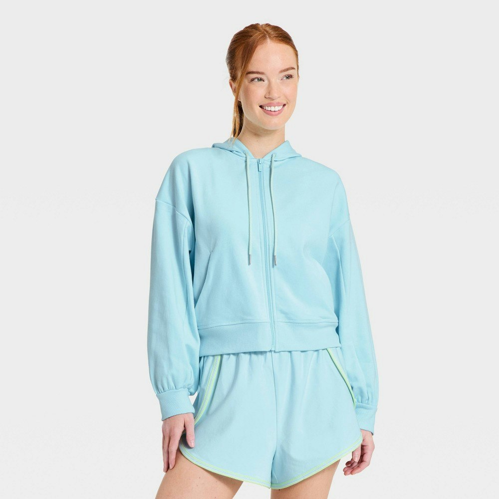 All in Motion Women's French Terry Full Zip Sweatshirt: $35 All in Motion Women's French Terry Full Zip Sweatshirt: $35
