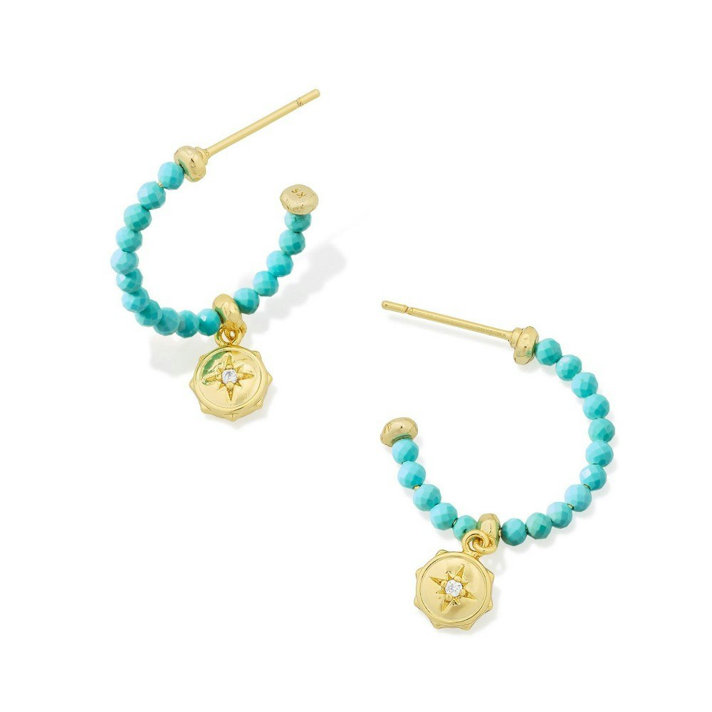 Kendra Scott Marie Beaded Huggie Earrings: $40 Kendra Scott Marie Beaded Huggie Earrings: $40