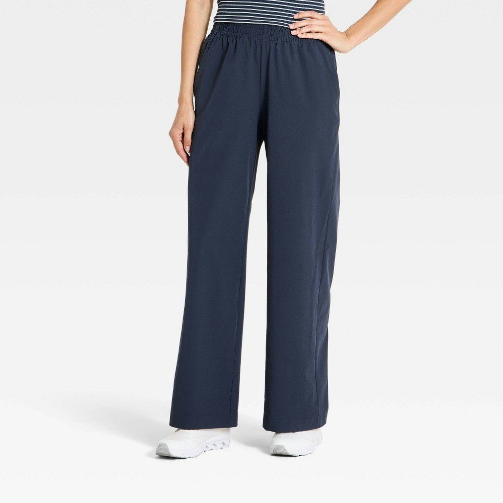 All In Motion Women's Mid-Rise Woven Travel Pants: $35 All In Motion Women's Mid-Rise Woven Travel Pants: $35