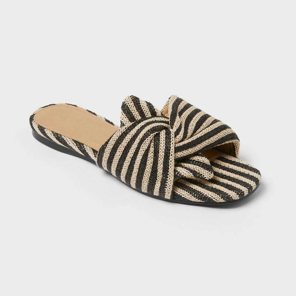 Universal Thread Women's Mila Striped Slide Sandals: $30 Universal Thread Women's Mila Striped Slide Sandals: $30