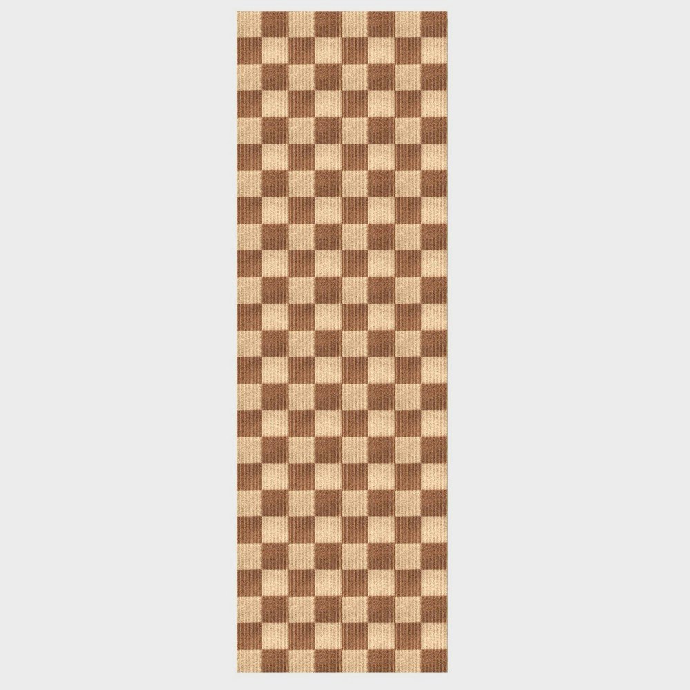 Playa 31"x26-Foot Damas Checkered Indoor Outdoor Runner Rug: $152.59 Playa 31"x26-Foot Damas Checkered Indoor Outdoor Runner Rug: $152.59