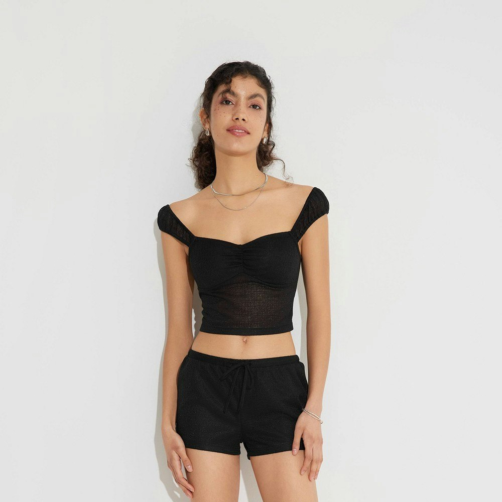 Wild Fable Women's Cap Sleeve Textured Knit Top: $26 Wild Fable Women's Cap Sleeve Textured Knit Top: $26