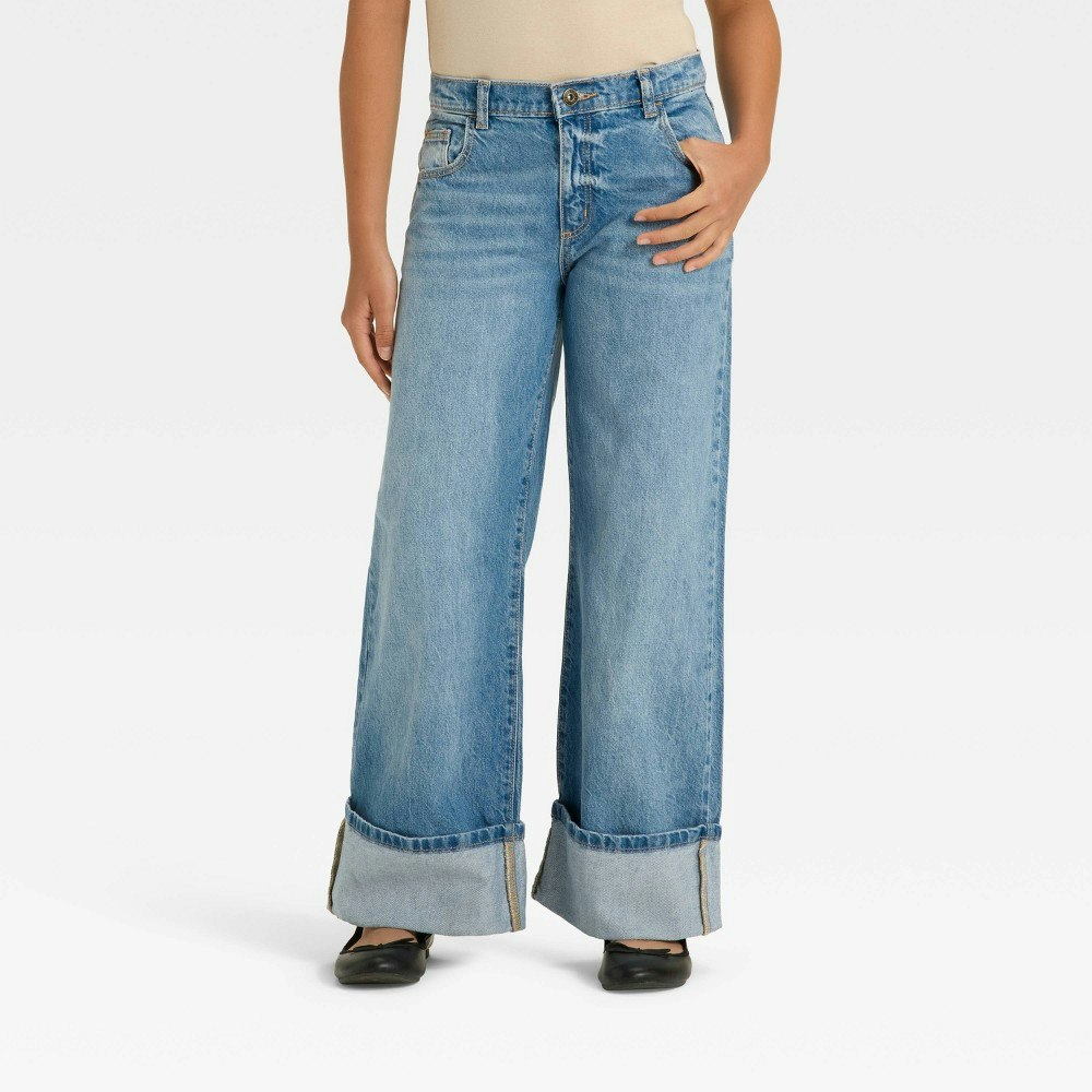 Art Class Girls' Mid-Rise Loose Wide Leg Jeans: $25 Art Class Girls' Mid-Rise Loose Wide Leg Jeans: $25