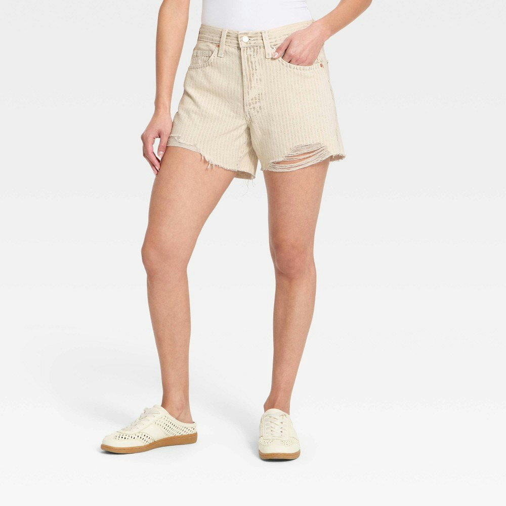 Universal Thread Women's Mid-Rise 90's Baggy Jean Shorts: $28 Universal Thread Women's Mid-Rise 90's Baggy Jean Shorts: $28