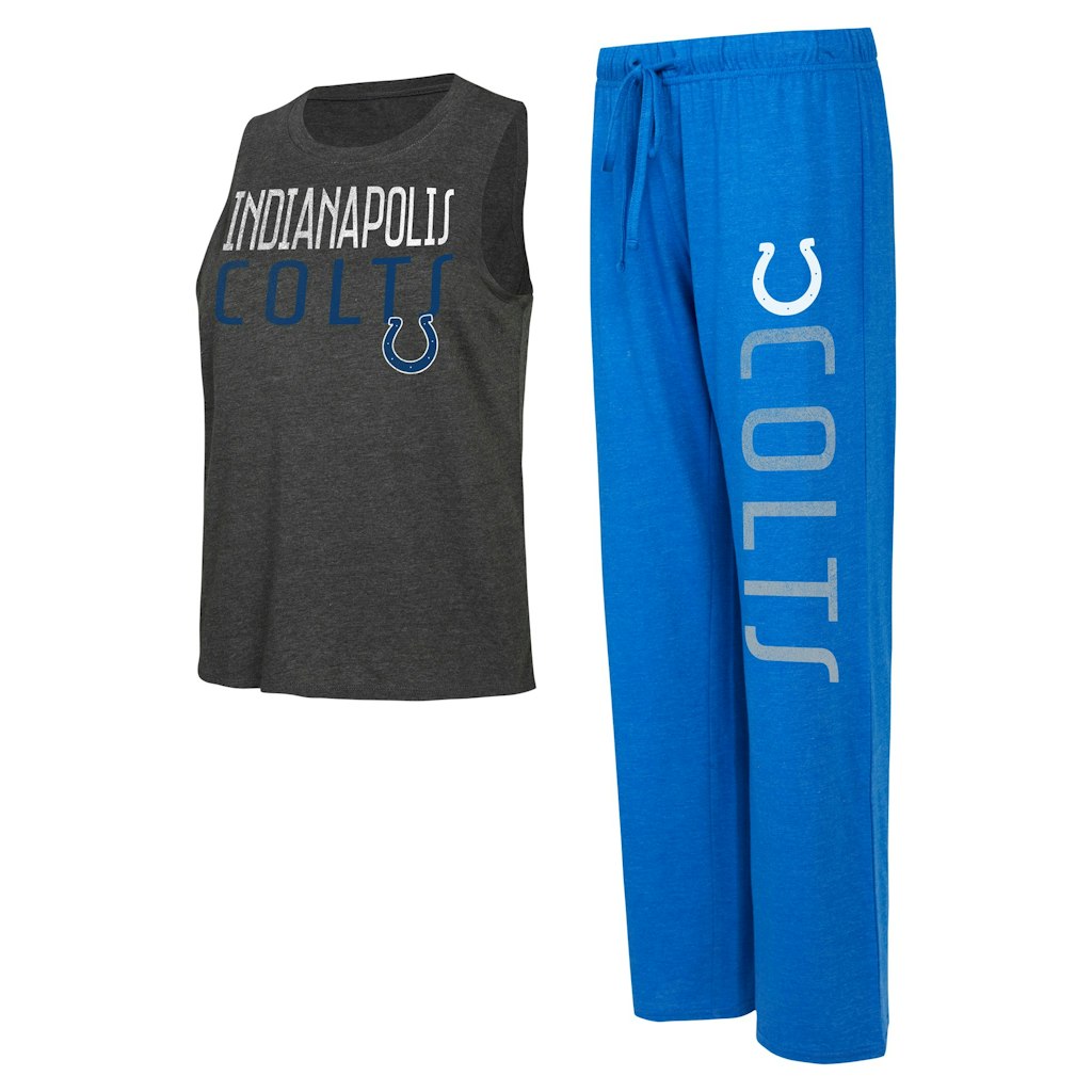 Women's Indianapolis Colts Concepts Sport Muscle Tank and Pants Lounge Set: $35.99 Women's Indianapolis Colts Concepts Sport Muscle Tank and Pants Lounge Set: $35.99