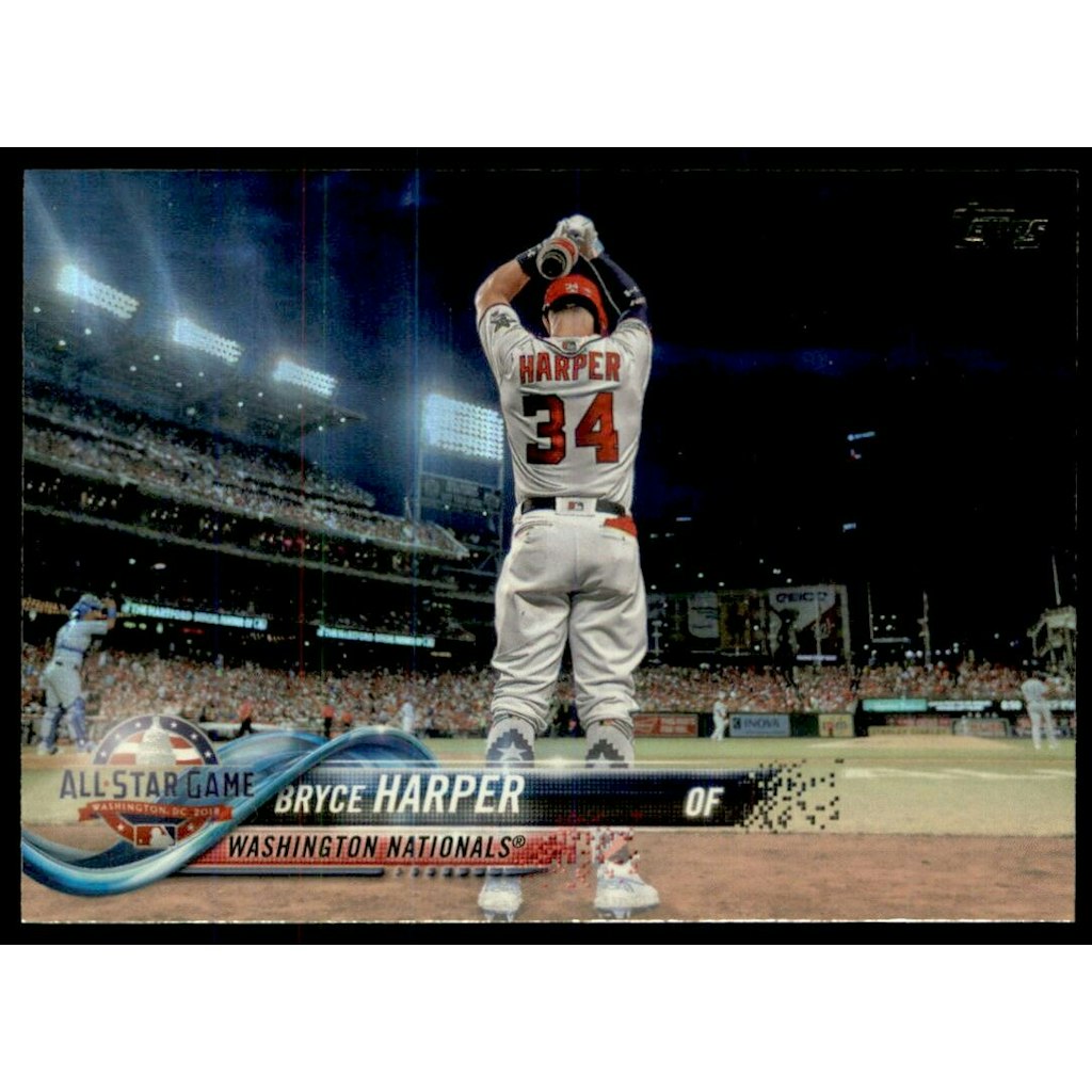 2018 Topps Update Bryce Harper Rainbow Foil #US209 AS Card: $10.80