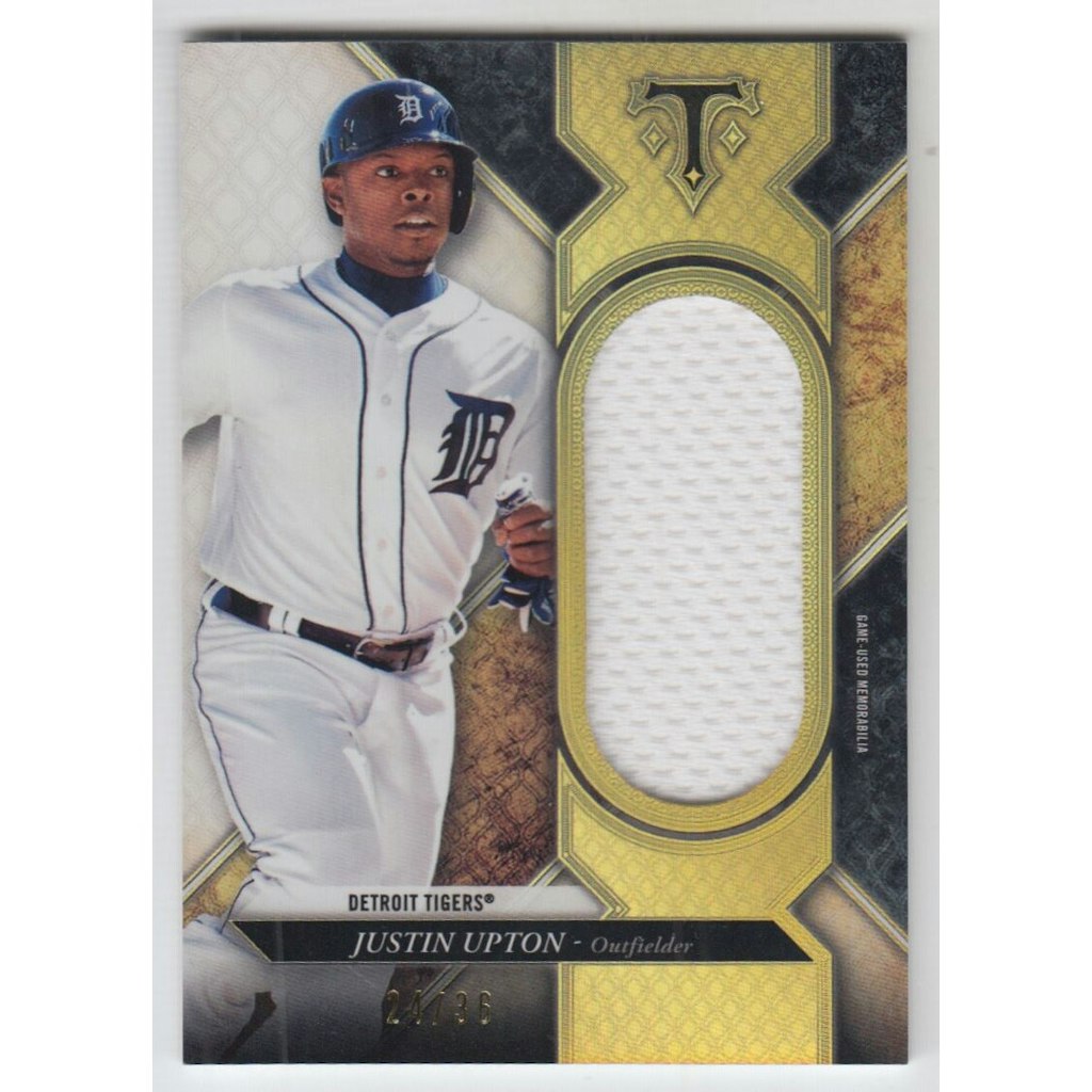 2017 Topps Triple Threads Justin Upton Unity Jumbo Relic Card: $13.50