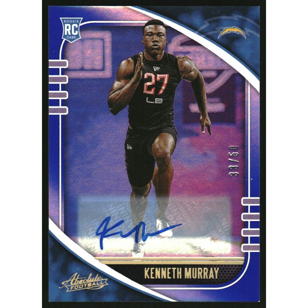2020 Absolute Signature Rookies Kenneth Murray Spectrum Blue #170 /50: $10.80