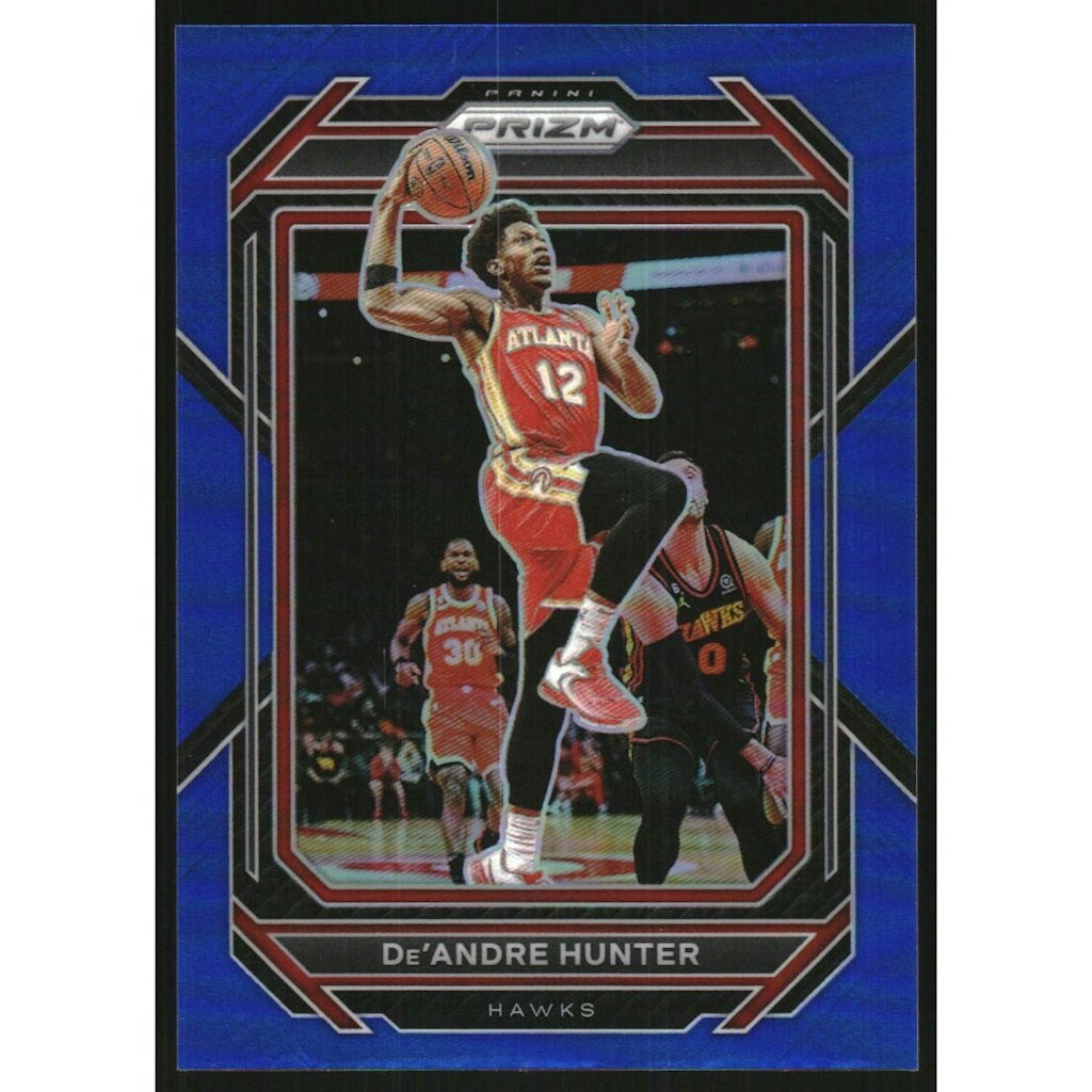 2022-23 Panini Prizm Blue Prizm De'Andre Hunter #154: $10.80