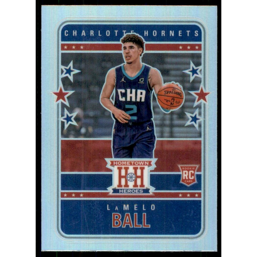 2020-21 Panini Chronicles LaMelo Ball Hometown Heroes Optic Silver Card: $45 2020-21 Panini Chronicles LaMelo Ball Hometown Heroes Optic Silver Card: $45