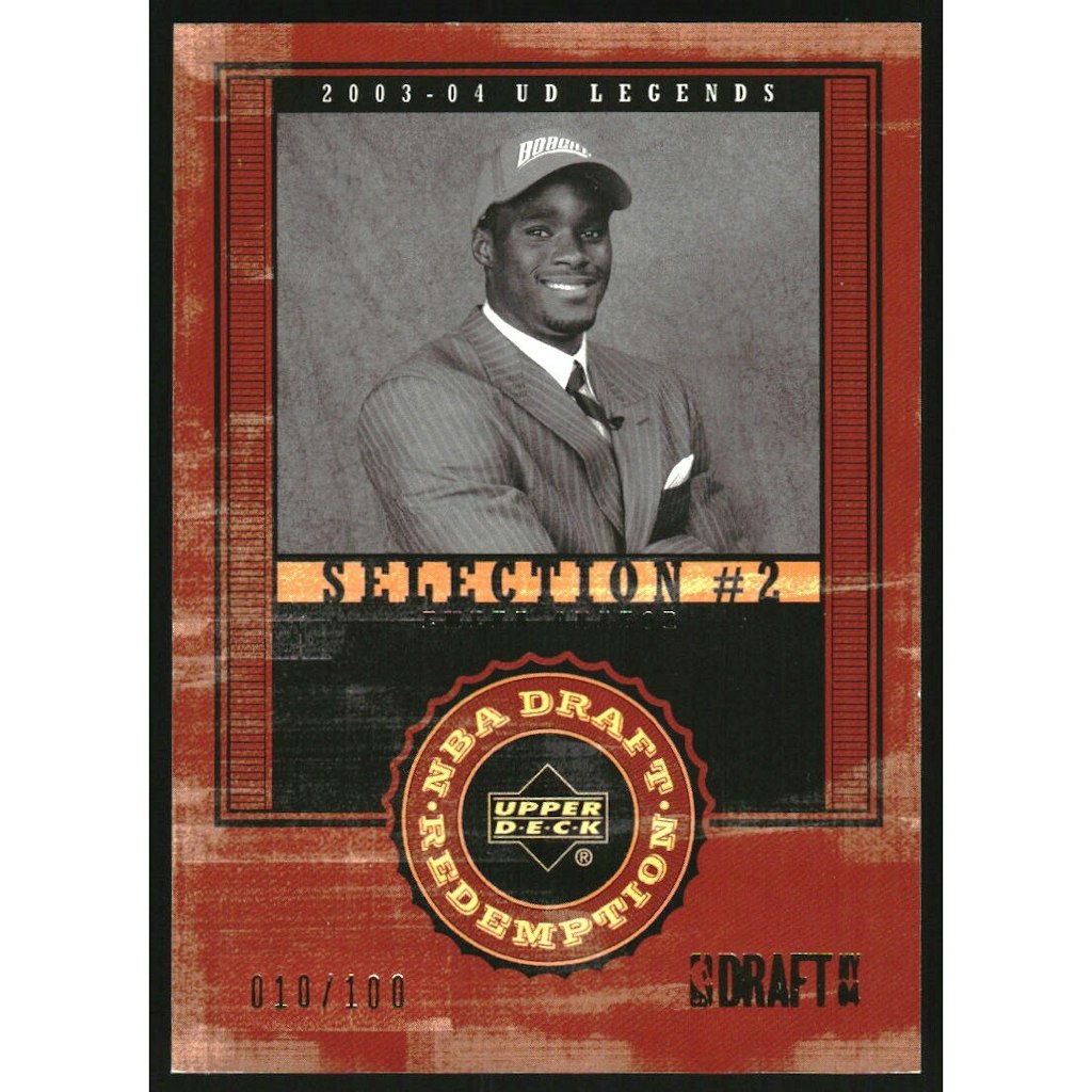 Emeka Okafor 2003-04 Upper Deck Legends Throwback Trading Card: $16 Emeka Okafor 2003-04 Upper Deck Legends Throwback Trading Card: $16