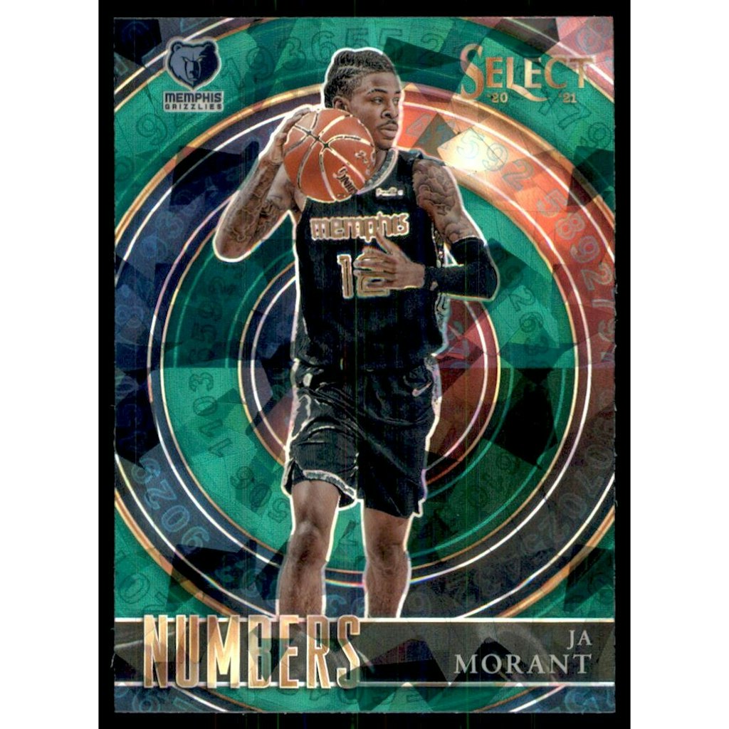 Ja Morant 2020-21 Select Numbers Prizm Green #18 Card: $13.50 Ja Morant 2020-21 Select Numbers Prizm Green #18 Card: $13.50