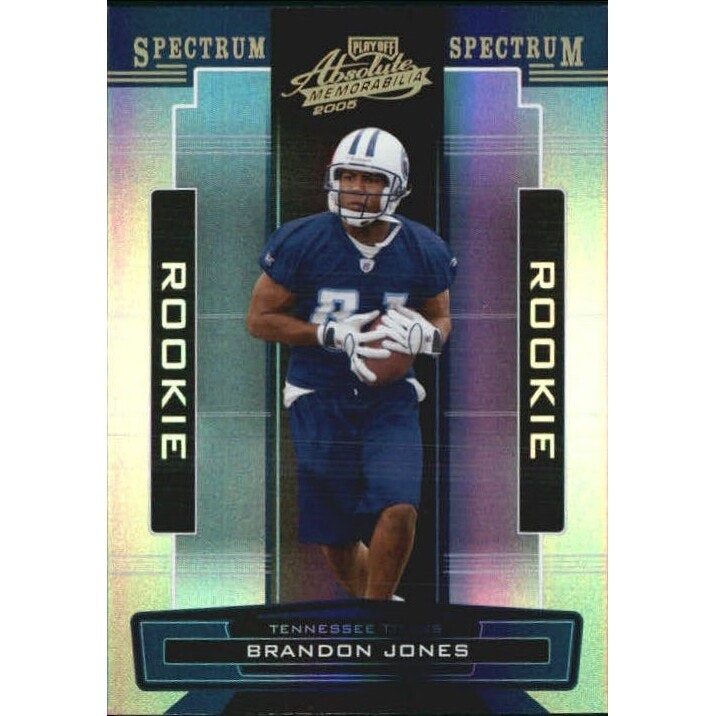2005 Absolute Memorabilia Spectrum Gold Brandon Jones #166 Card: $10.80 2005 Absolute Memorabilia Spectrum Gold Brandon Jones #166 Card: $10.80