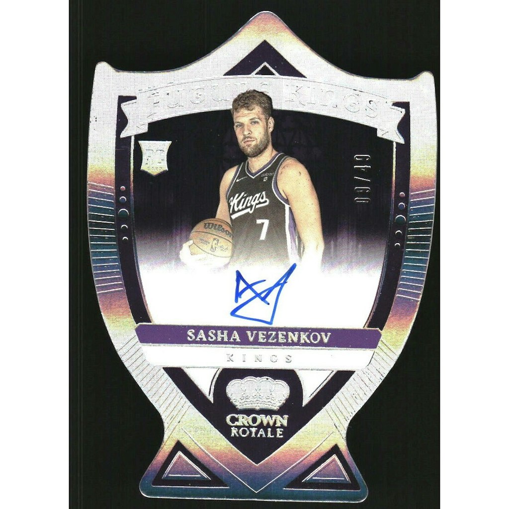2023-24 Crown Royale Future Kings Signatures Sasha Vezenkov #17 Trading Card: $22.50 2023-24 Crown Royale Future Kings Signatures Sasha Vezenkov #17 Trading Card: $22.50