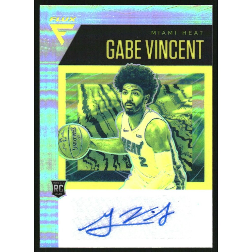 2020-21 Panini Flux Gabe Vincent Rookie Signature Card: $22.50