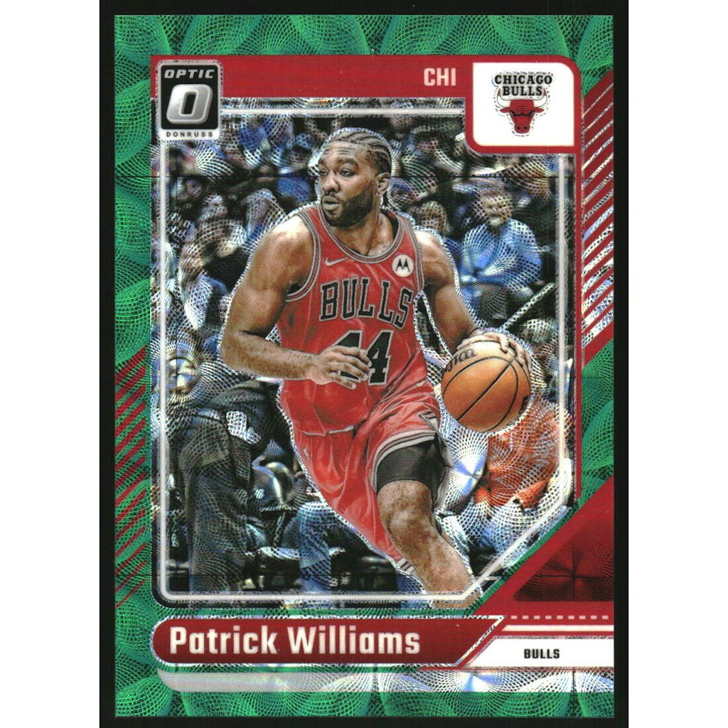 2024-25 Donruss Optic Green International Patrick Williams Card: $18 2024-25 Donruss Optic Green International Patrick Williams Card: $18