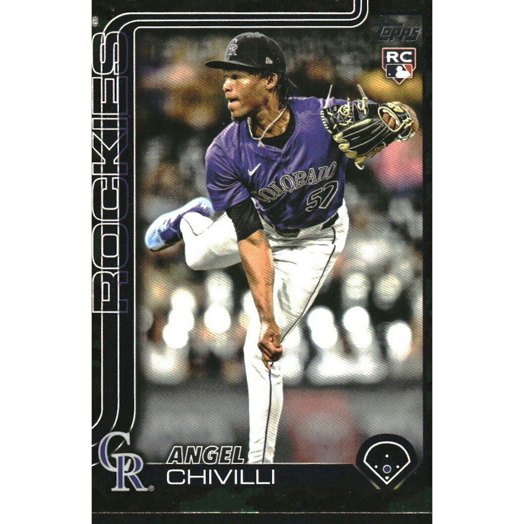 2025 Topps Memorial Day Camo Angel Chivilli Card: $10.80 2025 Topps Memorial Day Camo Angel Chivilli Card: $10.80