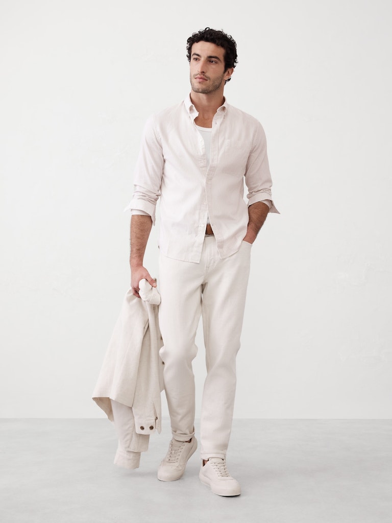 Slim-Fit Oxford Shirt: $40 Slim-Fit Oxford Shirt: $40