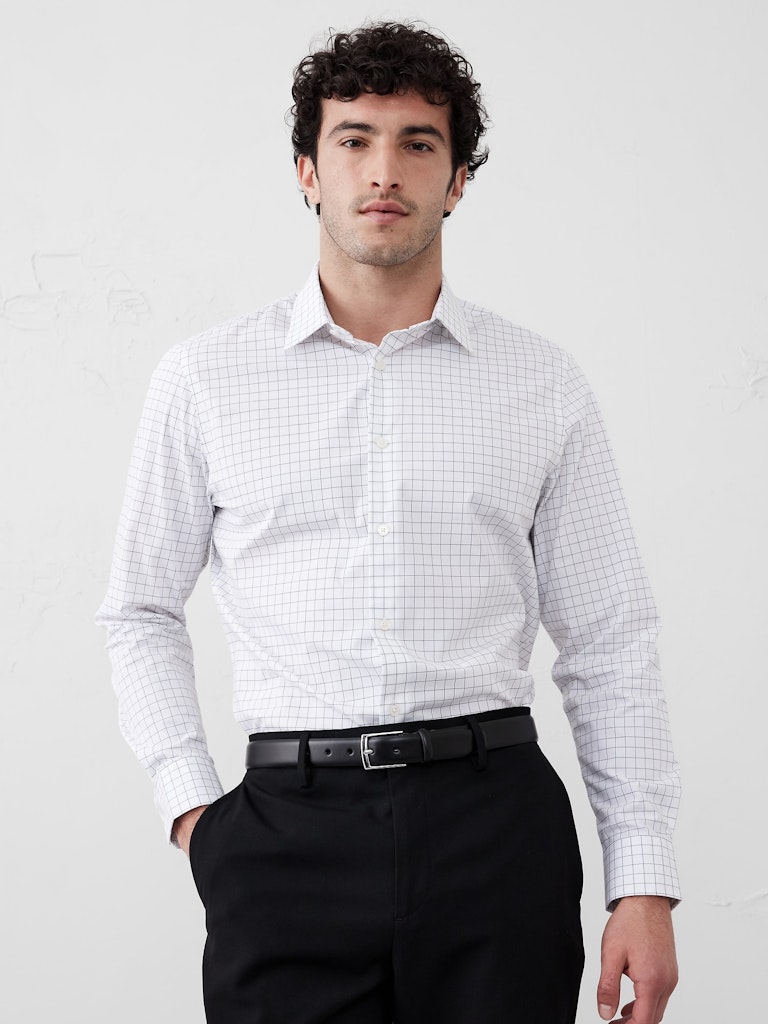 Slim-Fit Dress Shirt: $37.50