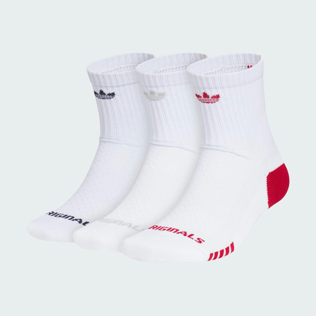 Unisex Originals Tech 2.0 High Quarter Socks 3-Pack: $22 Unisex Originals Tech 2.0 High Quarter Socks 3-Pack: $22