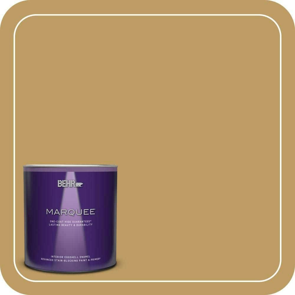 Behr Premium Plus Mojave Gold Eggshell Interior Paint & Primer 1-Quart Can: $27.98 Behr Premium Plus Mojave Gold Eggshell Interior Paint & Primer 1-Quart Can: $27.98