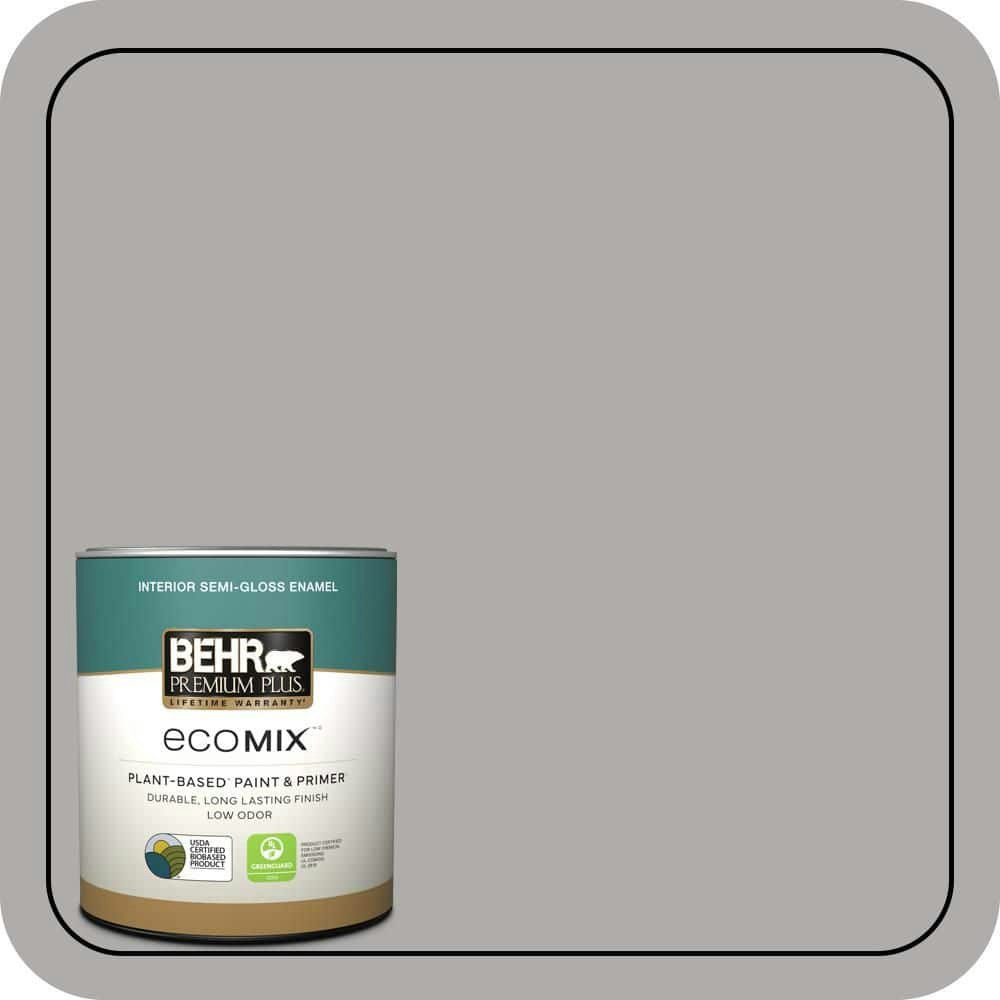 Flannel Gray 1-Quart Semi-Gloss Interior Paint and Primer: $22.48 Flannel Gray 1-Quart Semi-Gloss Interior Paint and Primer: $22.48
