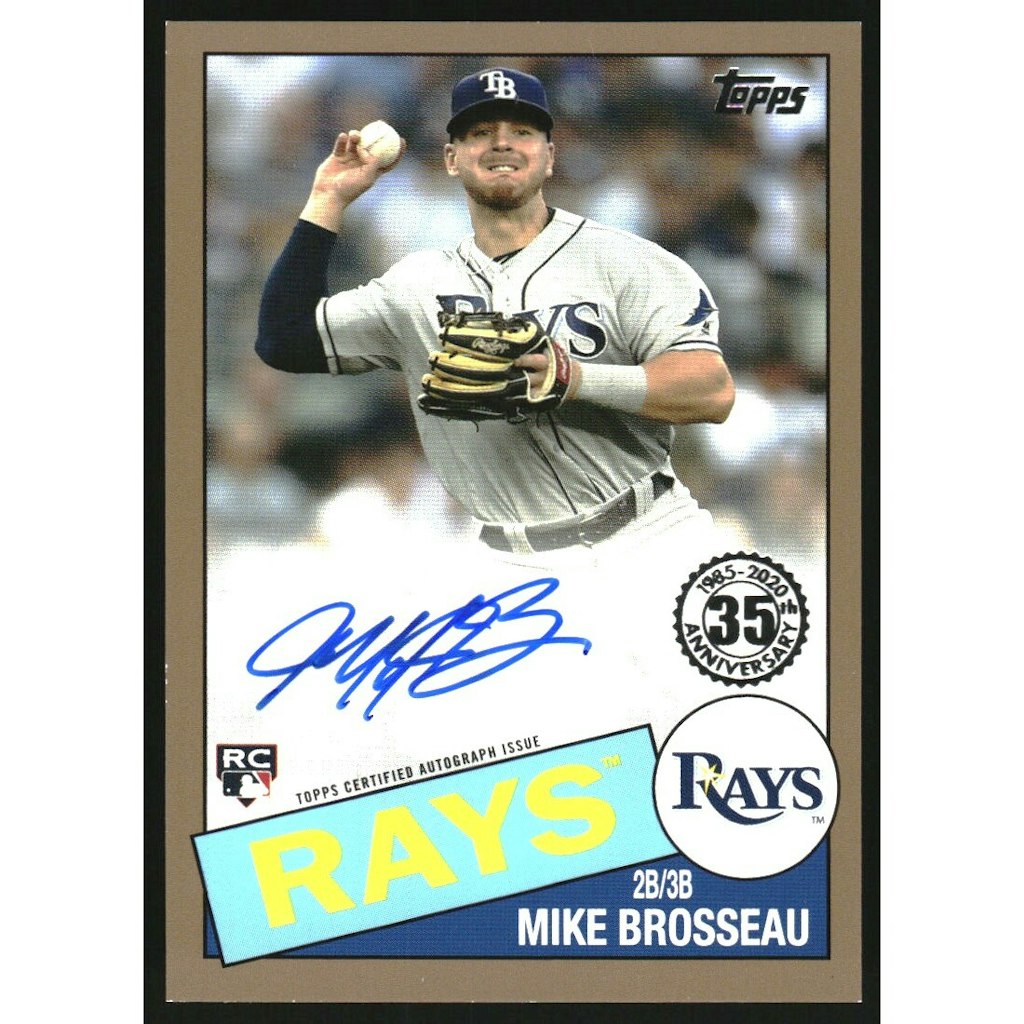 2020 Topps Update '85 Topps Gold Autograph Mike Brosseau Card: $13.50 2020 Topps Update '85 Topps Gold Autograph Mike Brosseau Card: $13.50
