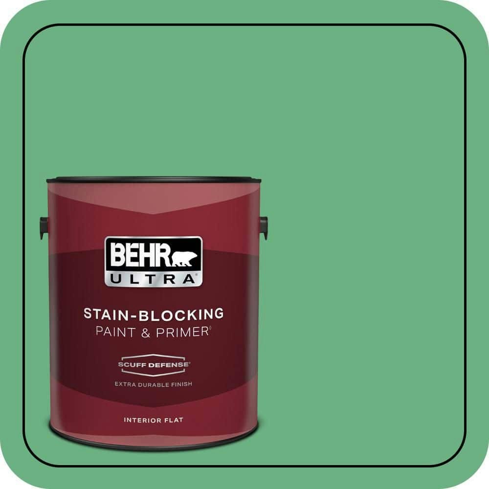Behr Lily Pads Extra Durable Flat Interior Paint and Primer 1-Gallon: $43.98