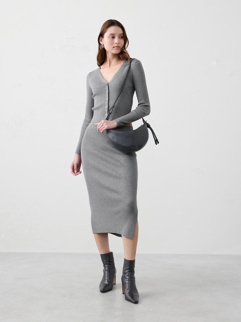 Lurex Ribbed Cardigan Sweater: $43.97 Lurex Ribbed Cardigan Sweater: $43.97