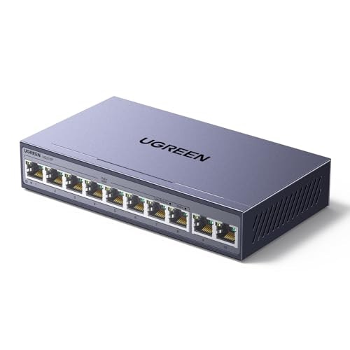 Ugreen 10-Port 60W PoE Gigabit Ethernet Switch: $47.49 Ugreen 10-Port 60W PoE Gigabit Ethernet Switch: $47.49