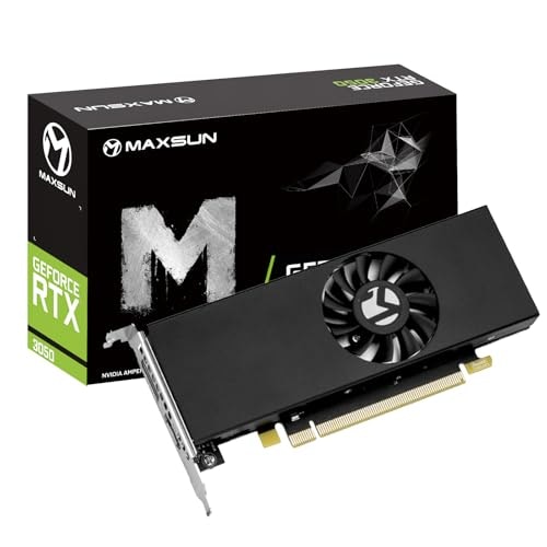 Maxsun GeForce RTX 3050 6GB GDDR6 Graphics Card: $286.99