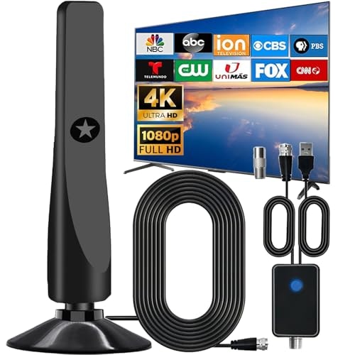 Digital TV Antenna with Signal Amplifier: $9.99 Digital TV Antenna with Signal Amplifier: $9.99