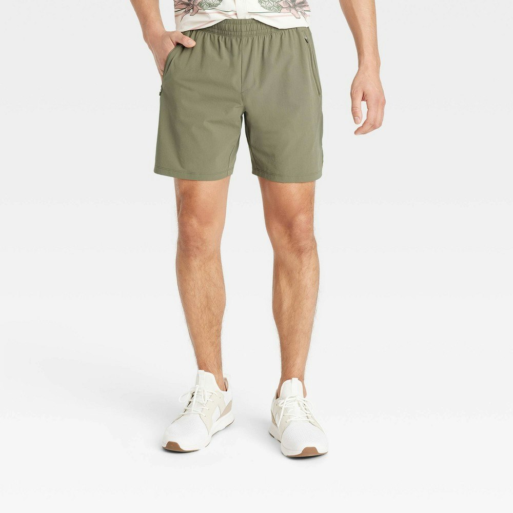 All In Motion Men's 7-Inch Stretch Woven Shorts: $25 All In Motion Men's 7-Inch Stretch Woven Shorts: $25