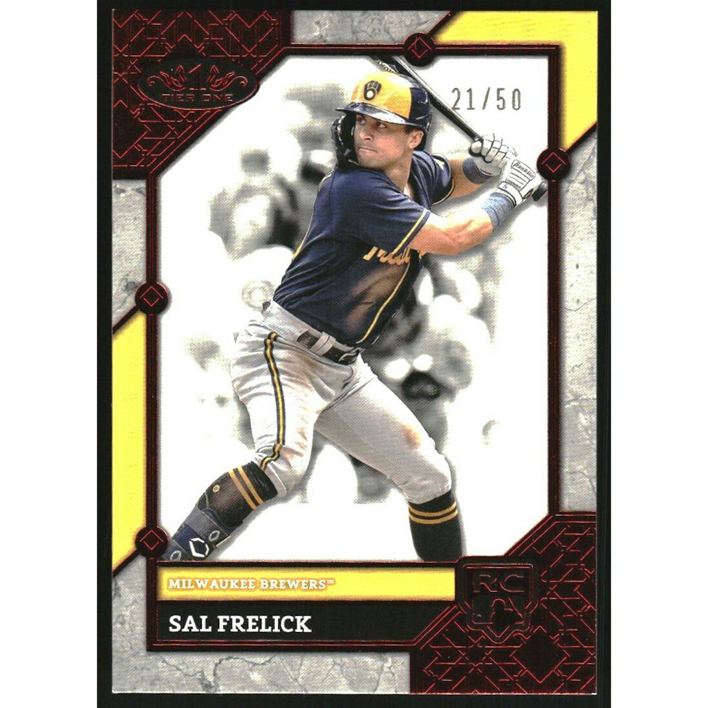 2024 Topps Tier One Sal Frelick Red Foil Baseball Card: $10.80 2024 Topps Tier One Sal Frelick Red Foil Baseball Card: $10.80