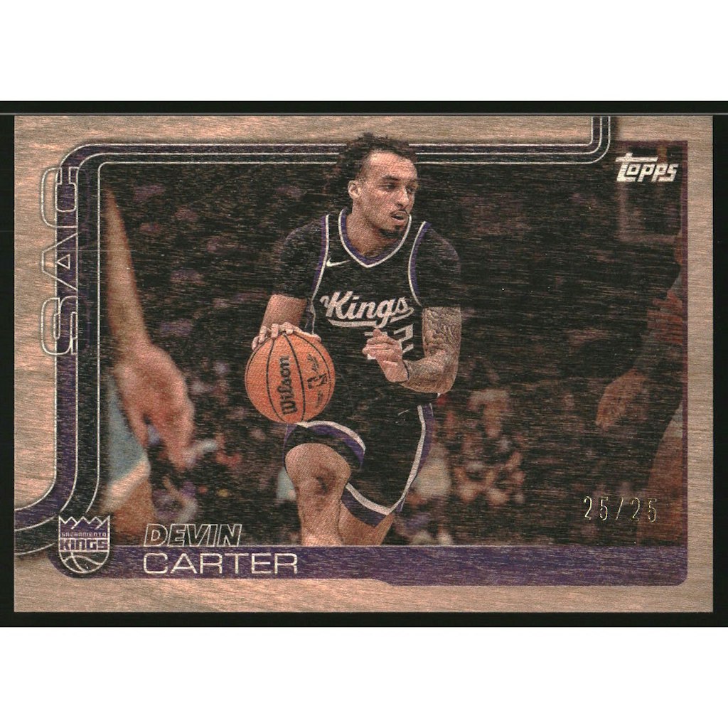 2025-26 Topps Wood Devin Carter Card #165: $18 2025-26 Topps Wood Devin Carter Card #165: $18