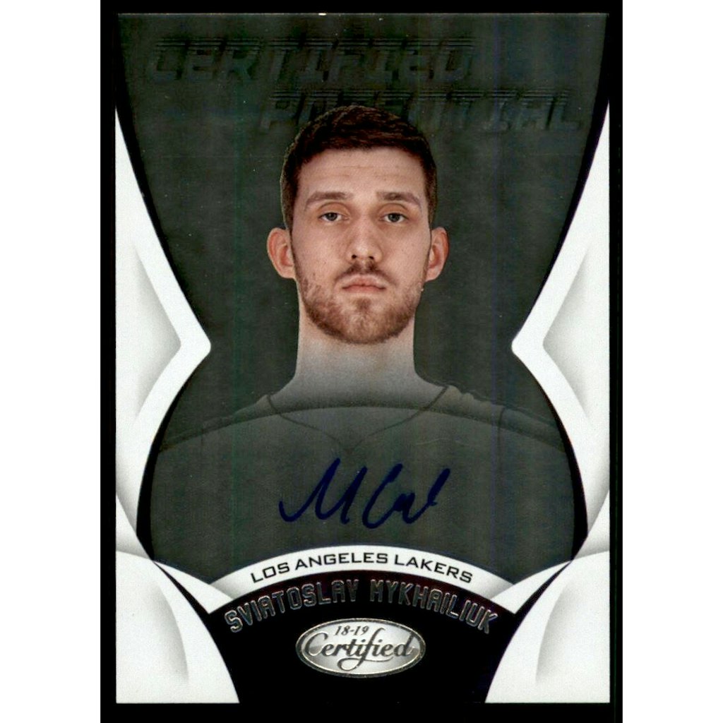 2018-19 Certified Svi Mykhailiuk Potential Autograph Card: $10.80 2018-19 Certified Svi Mykhailiuk Potential Autograph Card: $10.80