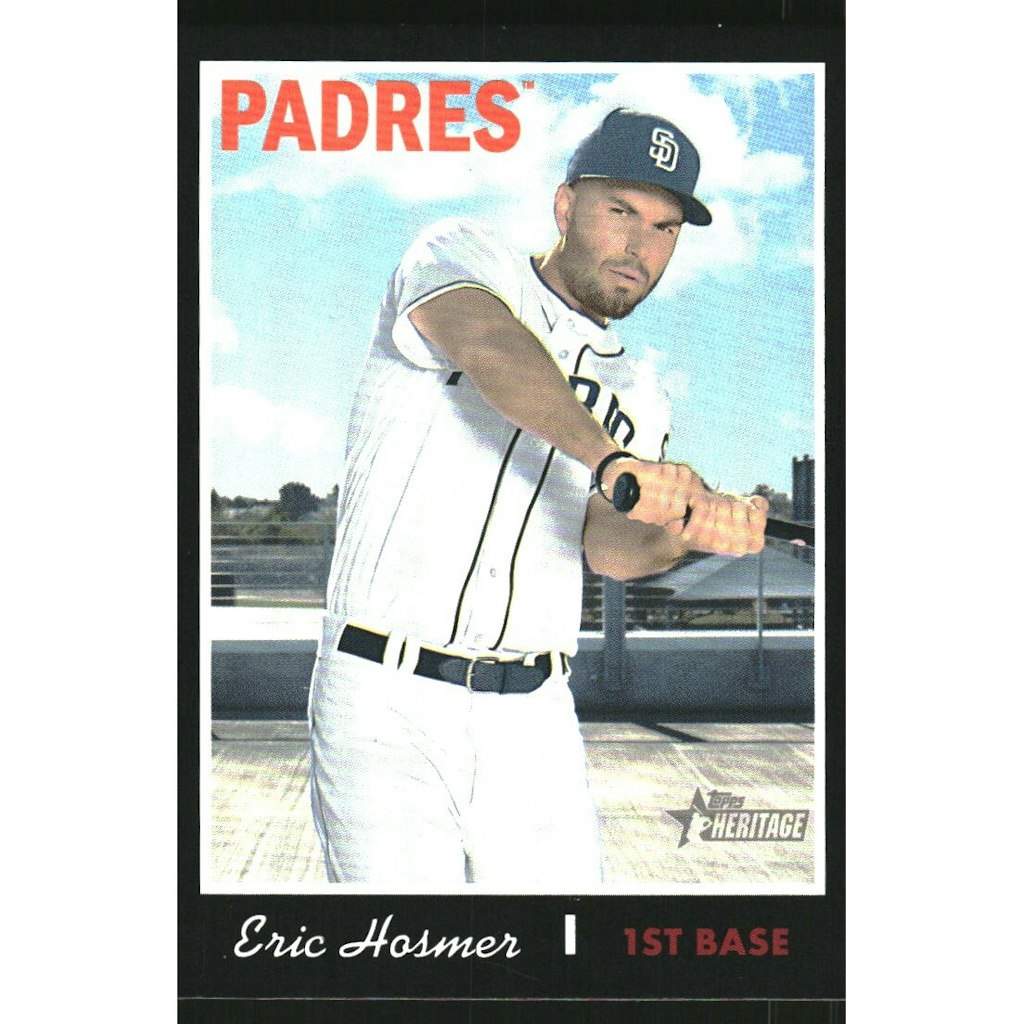 2019 Topps Heritage Eric Hosmer Baseball Card: $10.80 2019 Topps Heritage Eric Hosmer Baseball Card: $10.80
