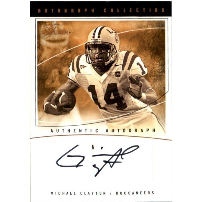 2004 Flair Autograph Collection Bronze Michael Clayton Card #/150: $14 2004 Flair Autograph Collection Bronze Michael Clayton Card #/150: $14