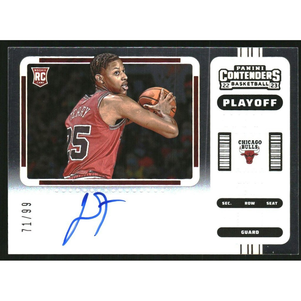 2022-23 Panini Contenders Dalen Terry Playoff Ticket Card: $27 2022-23 Panini Contenders Dalen Terry Playoff Ticket Card: $27