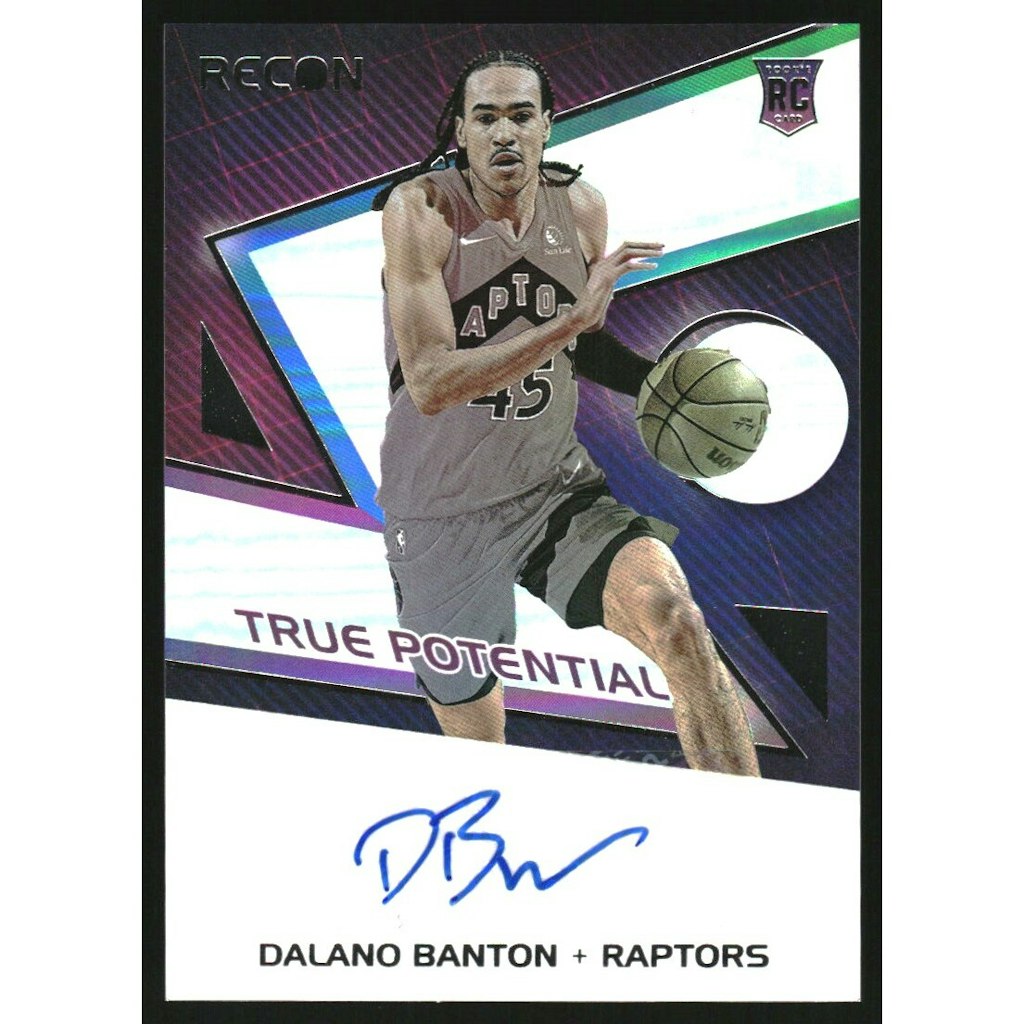 Dalano Banton 2021-22 Panini Recon True Potential Signatures Card: $18 Dalano Banton 2021-22 Panini Recon True Potential Signatures Card: $18