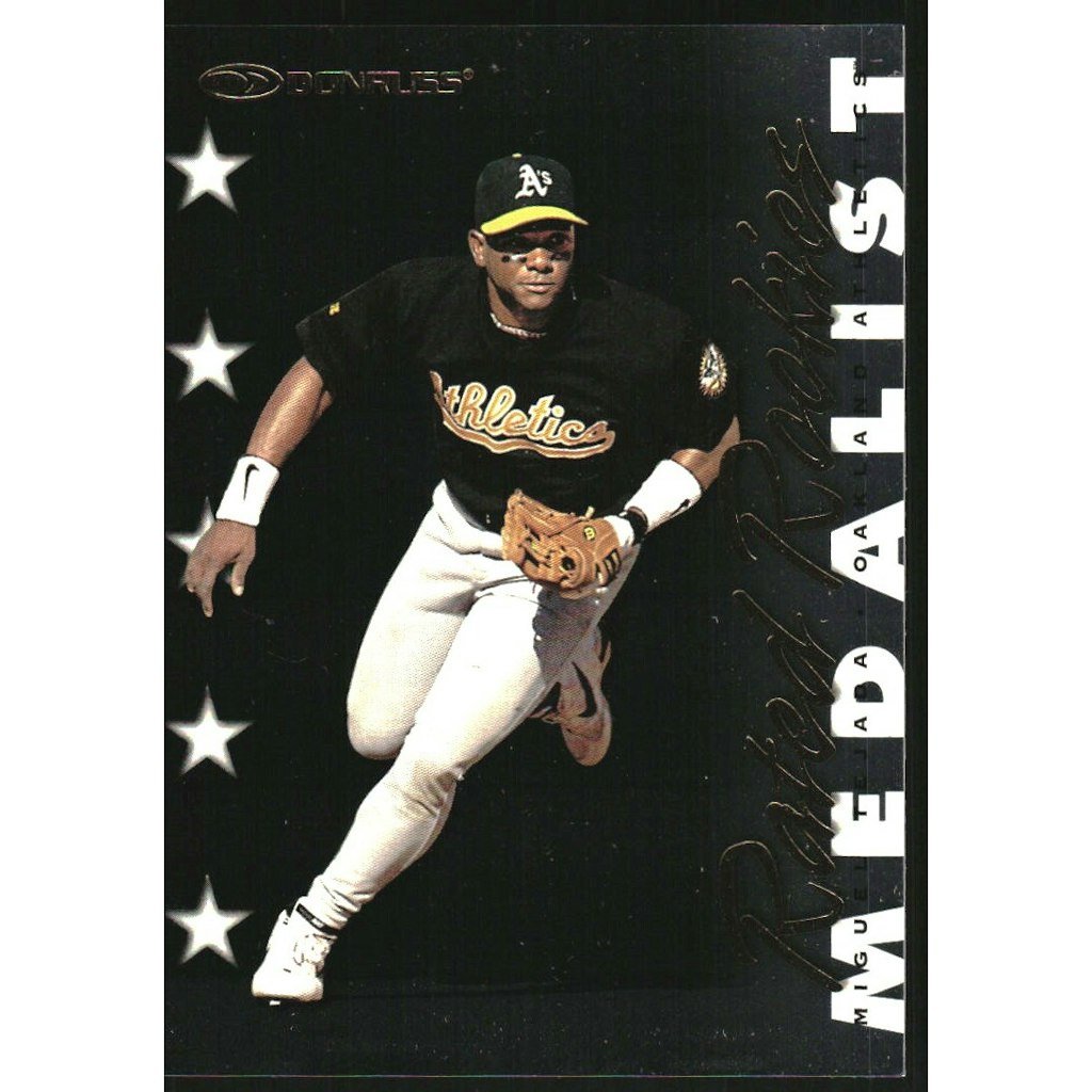 1998 Donruss Rated Rookies Medalists Miguel Tejada #11: $12.50 1998 Donruss Rated Rookies Medalists Miguel Tejada #11: $12.50