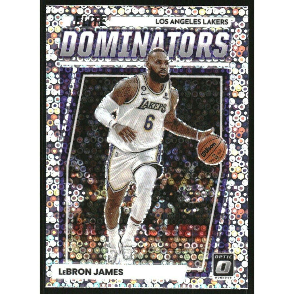 2022-23 Donruss Optic Elite Dominators Holo Fast Break LeBron James Card: $18 2022-23 Donruss Optic Elite Dominators Holo Fast Break LeBron James Card: $18